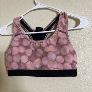 Zara Terez Women’s Pink and Black Sports Bra Size Small